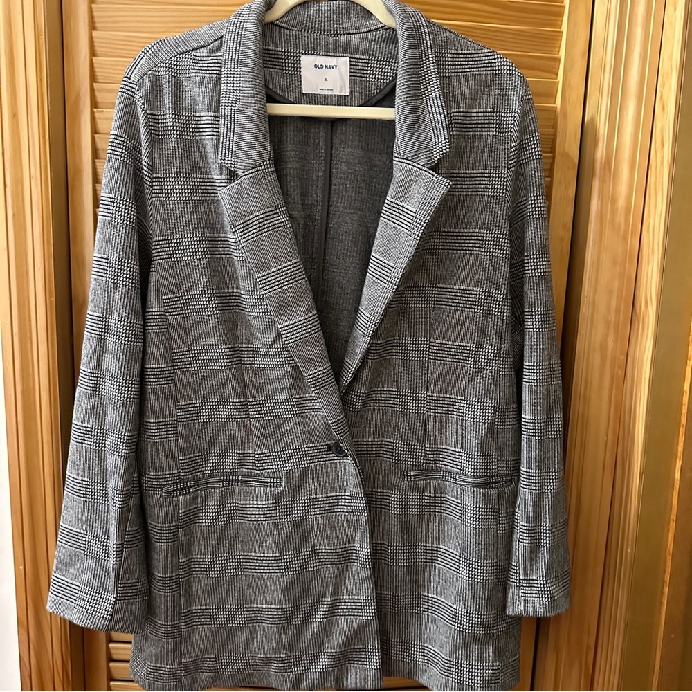 Old navy soft plaid blazer